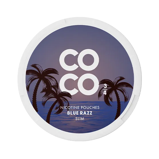 COCO Blue Razz Slim Strong - Vitt snus online