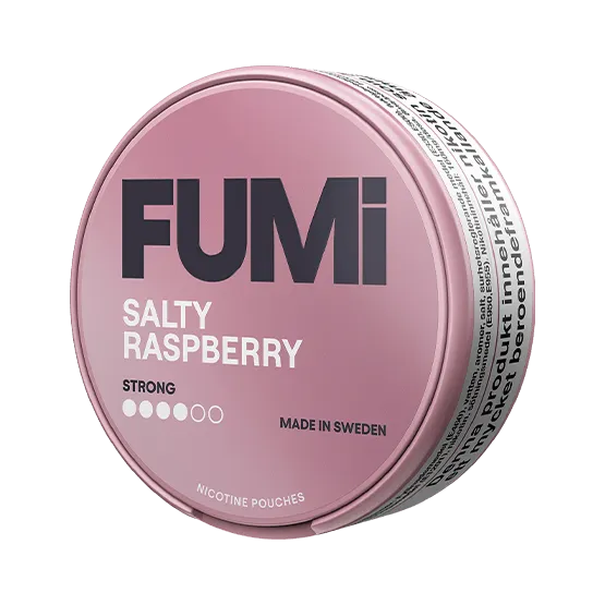 FUMi Salty Raspberry Strong - Vitt snus online