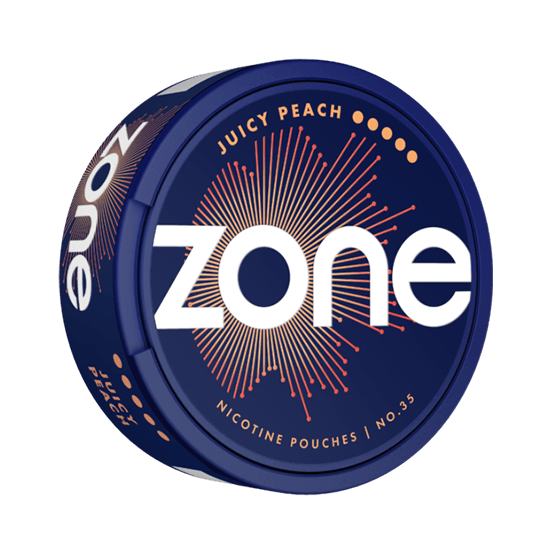 ZONE No35 Juicy Peach Ultra Strong - Vitt snus online